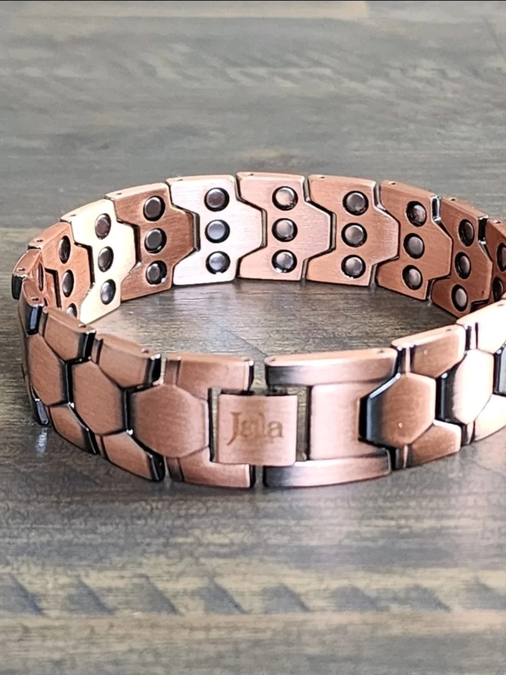 Genuine JalaStudios Pure Copper Magnetic Bracelet 51 Magnets Heavyweight 18mm